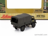 Schuco Mercedes benz Unimog S404 Truck German Army 1953 1:87 Vojenská Zelená