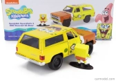 Jada Chevrolet Blazer K5 s figúrkou Spongebob Squarepants 1980 1:32 žltohnedý