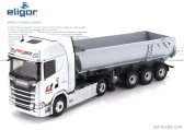 Eligor Scania S770 V8 Truck Cassone Ribaltabile Prejam Transports 2020 1:43 Silver