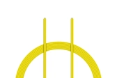 Kabel PVC 0.055mm2 10m (žlutý)