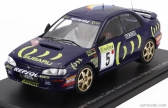 Edicola Subaru Impreza 555 Repsol N 5 Winner Rally Montecarlo 1995 Carlos Sainz - Luis Moya 1:24 Modrá