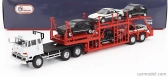 Dd-models Mitsubishi Fuso Fv Truck Car Transporter - Autá nie sú súčasťou balenia 1:64 Červená biela