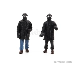 Perfex Figures Set 6x Police Gendarmes & Manifestants Gilets Jaunes Yellow Paris 1:43 Černá Modrá Žlutá
