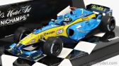 Minichamps Renault F1 R24 Team Mild Seven N 7 Sezóna 2004 Jarno Trulli 1:43 Svetlo modrá žltá