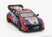 Ixo-models Hyundai I20 N Rally1 Team Shell Mobis Wrt N 11 3. Rally Montecarlo 2023 Thierry Neuville - Martijn Wydaeghe 1:43 2 Tones Blue Red