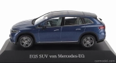 Spark-model Mercedes Benz Eqs Suv (x296) Von Mercedes-eq 2022 1:43 Blue Met