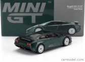 Mini-gt Bugatti Eb110 Gt Lhd 1995 1:64 Zelená
