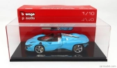Bburago Ferrari Daytona Sp3 Closed Roof 2022 - Con Vetrina - With Showcase - Exclusive Carmodel 1:18 Střední Modrá