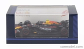 Spark-model Red bull F1 Rb20 Team Oracle Red Bull Racing N 11 2nd Bahrain Gp 2024 Sergio Perez 1:64 Modrá žltá červená