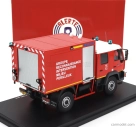 Alerte MAN Le 14.220 Truck Double Cabine Bemaex Grimp Sdis 77 Sapeurs Pompiers Groupe Reconnaissance Intervention Milieu Perilleux 2004 1:43 červená biela žltá