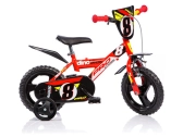 DINO Bikes - Detský bicykel 12" červený