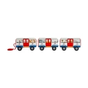 Bigjigs Toys Hračka na ťahanie Londýnske metro