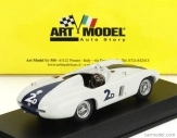 Umelecký model Ferrari 750 Monza 3.0l Spider N 2d Winner Pebble Beach 1955 Phil Hill 1:43 White Blue