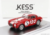 Kess-model Ferrari 250mm Sn0352mm Berlinetta Pininfarina N 5 Iv Carrera Panamericana Mexico 1953 R.echeverria - P.villegas 1:43 Červená Biela