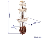 OCCRE Santísima Trinidad řez 1:90 kit