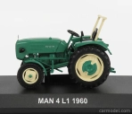 Edicola MAN 4l1 Tractor 1960 - Con Vetrina - S vitrínou 1:43 zelená