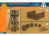 Italeri dioráma - PRÍSLUŠENSTVO K POSTAVENIU VOJSKY (1:32)