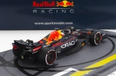 Spark-model Red bull F1 Rb18 Team Oracle Red Bull Racing N 1 Winner Abu Dhabi Majster sveta 2022 Max Verstappen 1:43 Matná modrá žltá červená