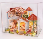 Detský miniatúrny domček Domček z farebnej glazúry