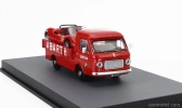 Rio-models Fiat 241 Assistenza Abarth Corse Car Transporter 1970 With Fiat Abarth 1000sp Spider 1:43 Red