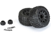 Kolesá Pro-Line 3,8", pneumatiky Trencher LP, čierny disk Raid H17 (2)