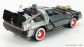 Jada De lorean Time Machine - Back To The Future 3 - Ritorno Al Futuro 3 1:24 Silver