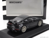 Minichamps Porsche 718 (982) Cayman Gt4 Rs Coupe 2021 - Neodyme Wheels 1:43 Black