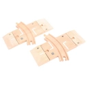 Bigjigs Rail Obloukový železniční přejezd 2ks