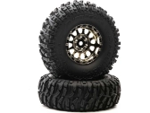 Duratrax koleso 1,9" Class 1 Ascend CR C3 chróm (2)