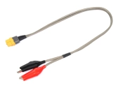 Konverzný kábel Pro XT-60 batérie - krokové svorky 14AWG 40cm