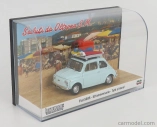 Brumm prom Fiat 500r 1972 - Tutti Al Mare - Saluti Da Oltrona S.m. 1:43, světle modrá