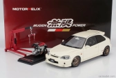 Motorhelix Honda Civic Ek9 Type R Mugen With Engine And Accessories 1999 1:18 Bílá