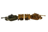 RC sada bojujících tanků Tiger I a M1A2