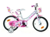 DINO Bikes - Dětské kolo 16" bílé
