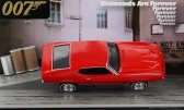 Motor-max Ford usa Mustang Mach-1 Coupe 1971 - 007 James Bond - Diamanty sú večné - Una Cascata Di Diamanti 1:64 červená