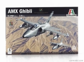 Vojenské lietadlo Italeri Embraer Amx Ghibli 1985 1:72 /