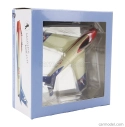 Vojenské lietadlo Italeri North American F-86e Sabre 1961 1:100 krémová červená modrá