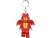 LEGO svietiaca kľúčenka – Červený drak