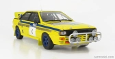 Sun-star Audi Quattro (night Version) N 1 Winner Rally Hong Kong-beijing 1986 Stig Blomqvist - Bruno Berglund 1:18 Žlutá Modrá