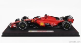 Bbr-models Ferrari F1  Sf-23 Team Scuderia Ferrari N 16 4th Singapore Gp 2023 Charles Leclerc - Con Vetrina - With Showcase 1:18 Červená Černá