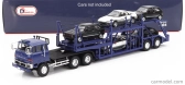 Dd-models Mitsubishi Fuso Fv Truck Car Transporter - autá nie sú súčasťou balenia 1:64 modrá
