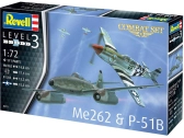 Revell Messerschmitt Me 262, P-51B Mustang (1:72)