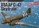 Model Kit lietadlo 12633 - USAAF C-47 Skytrain (1:144)