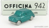 Officina-942 Fiat 600 Lucciola Carrozzeria Francis Lombardi 1957 1:76 Green Met