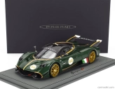 Bbr-models Pagani Huayra R N 44 Racing 2021 - Con Vetrina - With Showcase 1:18 Verde Smeraldo - Zelený Uhlík