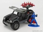Jada Jeep Commander 1996 With G.i.joe Figure 1:32 Šedá Černá