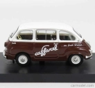 Brumm Fiat 600 Multipla Veicolo Commerciale Caffarel 1956 1:43 Bílá Hnědá