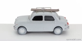 Rio-models Fiat 1100 Vacanze Invernali - Zimná dovolenka 1957 1:43 Sivá