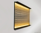 Atlantic Vetrina display box Espositore - Pre 120 Cars 1/64 Lungh.lenght Cm 89.0 X Largh.width Cm 8.0 X Alt.height Cm 61.0 (altezza Utile Tra I Ripiani Cm 4.5 Inner Height Among Shelves) 1:64 Plastic Display