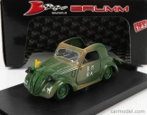 Brumm Simca 5 Militare D-day Aperta - Open 1944 1:43 Vojenská Zelená